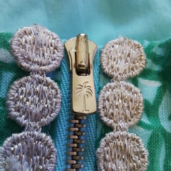 Rare Lilly Pulitzer Originals Bloomy Dress Shorely Blue Toucan Tango Print - 4 - Picture 12 of 14